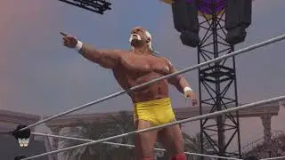 WWE 2K23 special commentary when Hulk Hogan Beats Zeus