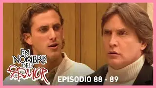 En nombre del amor: Emiliano se entera que Orlando es su padre | C-88 y 89 | Tlnovelas