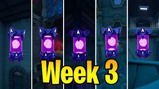All Alien Artifact Locations (Week 3) - Fortnite Chapter 2 Season 7