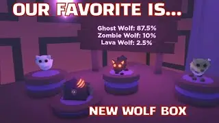 The NEW WOLF BOX is Here! 🍬LAVA WOLF Adopt Me HALLOWEEN UPDATE 2022 - RecordedLiveStream