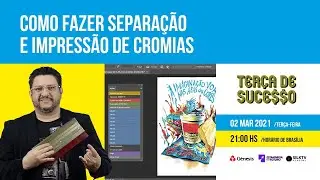 #138​ 🔴 (02/03/21) Como fazer separa&ccedil;&atilde;o e impress&atilde;o de cromias