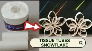 The unique snowflake made out of tissue tubes, @HanalieJLacse