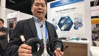 Кабель Savlink Ultra96 HDMI 2.2 AOC: 96 Гбит/с на расстоянии 100 м, оптоэлектронная конструкция.