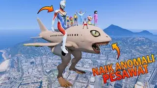 ULTRAMAN ZAPRASZA CHŁOPCA NA PRZEJAŻDŻKĘ OGROMNYM SAMOLOTEM ANOMALIA Z RODZINĄ RUMIEGO - GTA 5 BO...