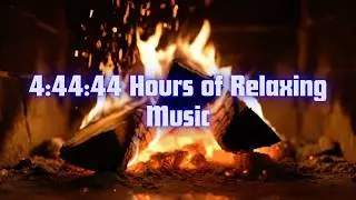 Deep Sleep Piano & Cozy Fireplace 🔥 4:44:44 Hours of Relaxing Music for Sleep & Stress Relief