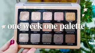 one week one palette (round 2): I used the natasha denona glam palette for a week