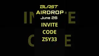 #BLAST L2 Invite COD Crypto Chain Bridge Airdrop June 26th  BLAST GOLD #airdrop #blastl2