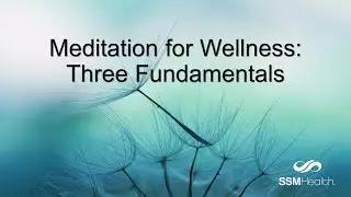 Meditation for Wellness - Three Fundamentals Meditation