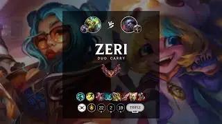 Zeri ADC vs Tristana - KR Grandmaster Patch 12.16