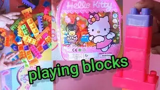 Kids Playing Blocks | Learn Colors & Shapes | Fun Educational Video for Children | Happy Kids
