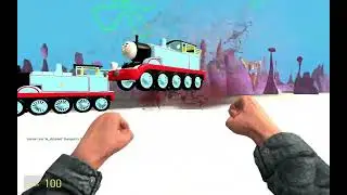 Thomas Train Eater Goes on a Rampage in Bikini Bottom | Garry&rsquo;s Mod