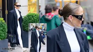 Jennifer Lopez dons $315 sunglasses as she totes Birkin bag out of NYC hotel... amid growing online