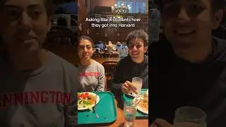 Asking Black Students How They Got Into Harvard #shorts #college