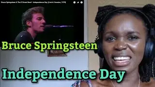 African Girl First Time Reaction to Bruce Springsteen - Independence Day