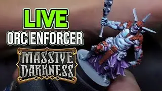 🔴 Pintando Orc Enforcer Boss - Massive Darkness - LIVE