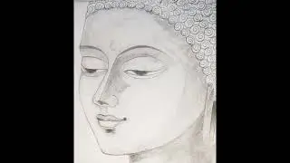 How to Draw Lord Buddha Face Drawing 🙏🏻 |  Bhagwan Buddha ka Aasaan Drawing Kaise Banaye | Chitra