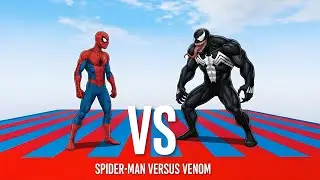 Spider-Man vs Venom &ndash; Mega Ramp Car Race | Who Will Win?