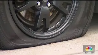 Search for vandal who slashed fires from 11 cars in Simi Valley