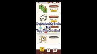 detective iq: brain test trap the criminal level complete 💯✅
