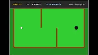 Mini Golf Game Using Pygame