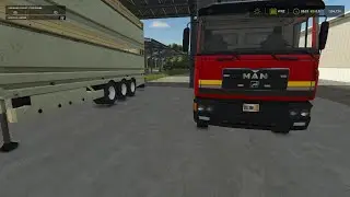 Farming Simulator 25 PS5 sale of pallets of rope, rice seedlings, loading onto a train