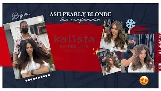 ASH PEARLY BLONDE❄️HAIR TRANSFORMATION🔥kalistabeyondhair🌸