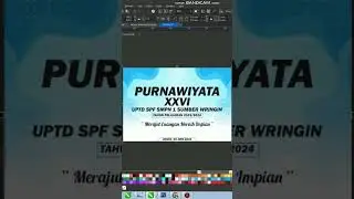 Desain Banner PUNAWIYATA Part 2 #belajarcoreldraw #coreldrawdesign #desainbanner #logo #desainkeren
