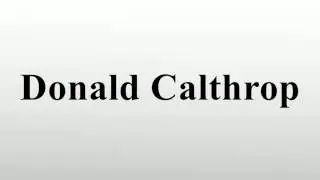 Donald Calthrop