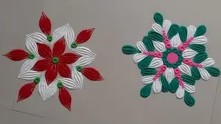 Two Small beautiful rangoli design by Aarti shirsat | Top rangolis