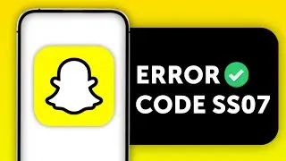 How to Fix Snapchat Error Code SS07 – Login Problem | options explained ￼