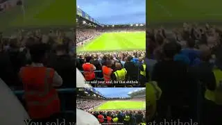 Leeds fans mock Everton for their new ground