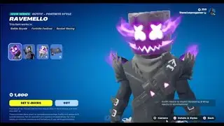 Fortnite Item Shop October 30th, 2024 New RaveMello Skin