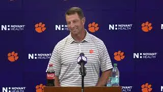 Dabo Swinney, 09/30/25