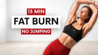 NO JUMPING FAT BURN 💪 | Effective Home Cardio