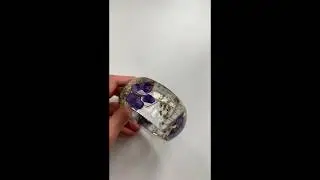 Real Flowers Resin Bracelet Accessories| epoxy resin bracelet with flower petals|Smartyleowl