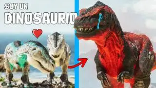 LA HISTORIA DEL DINOSAURIO AMO DE LA ISLA! Su amada esposa y engaño cruel ARK Soy un Dinosaurio