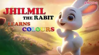 Learns Colours with Jhilmil the Rabbit  | BabyCloud Stories (English)