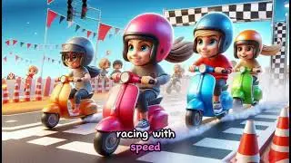 Scooter Race | Exciting Kids' Song Cartoon Nursery