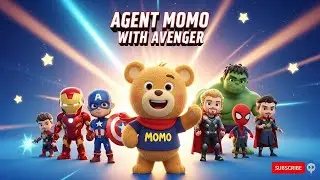 Agent Momo With Avenger | Kids Stories | English Bedtime Story | Momotales