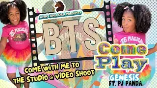 Genesis Shoots a Music Video | Behind the Scenes Afro Unicorn TV | Afro Toddler Pretend Play