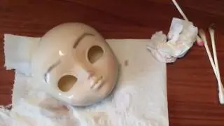 DIY: Doll Faceup Removal