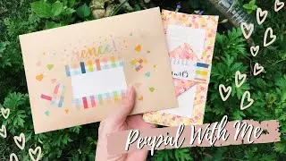 🐶 Penpal With Me | Bright and Crafty Theme 🌈| Letter to Renee | The Sunshine Journals