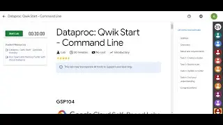 Dataproc Qwik Start - Command Line | Arcade 2024 #GSP104#arcade#goolgecloud#solution#cloud
