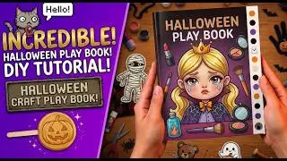 DIY Halloween Activity Book! Easy Spooky Crafts for Kids 👻