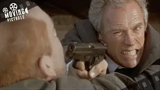 Frank and Al Chase Leary Across the Rooftops | In the Line of Fire (Clint Eastwood)