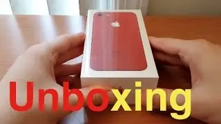 RED iPHONE 7 UNBOXING!!!