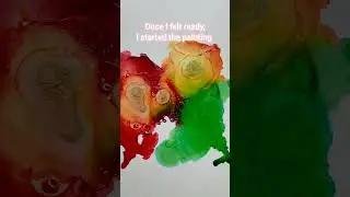 Day 14 Alcohol Inks #artsupplies #diy #adventcalendar #rangerink #alcoholinks   #art #artmaterials