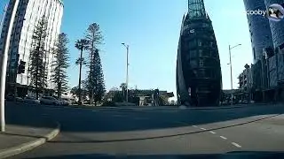 A Drive in real time Dalkieth to Barrack st Jetty Western Australia