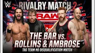 WWE 2k26 - The Bar vs Seth Rolling & Dean Ambrose | No Disqualification match