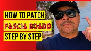 HOW TO WOOD REPAIR ( Fascia Board ) #painting #tips #shorts